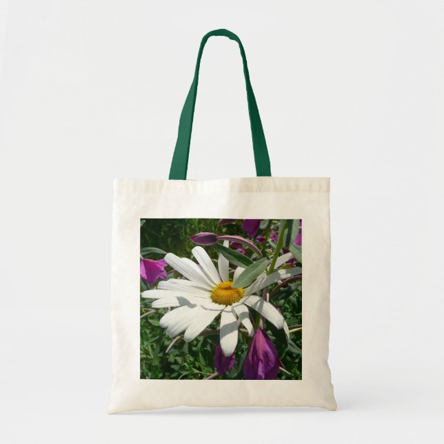 Bolsa Tote Daisy e Fireweed (Frente)