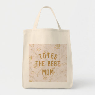 Bolsa Tote Daisy Floral Melhor Mãe Alguma Vez Personalizada T