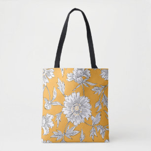 Bolsa Tote Daisy Head: Linha Floral de Verão.