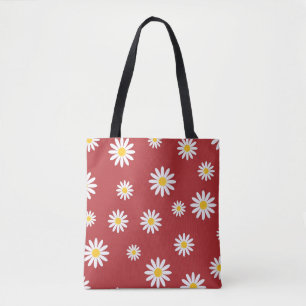 Bolsa Tote Daisy Meadows Red
