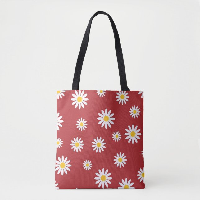 Bolsa Tote Daisy Meadows Red (Frente)