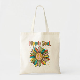 Bolsa Tote Daisy Peace Sinal Hippie Soul Cute Daisy