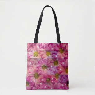 Bolsa Tote Daisy Weave Rosa