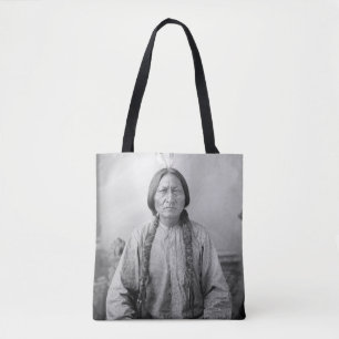 Bolsa Tote Dakota Leader Sitting Bull Nação Americana