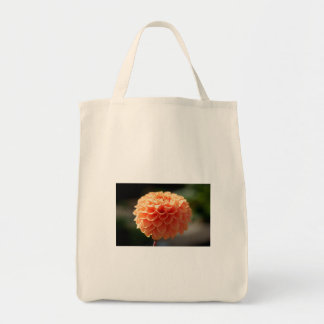 Bolsa Tote Dália de Luz Laranja – Fotografia Floral de Arte F