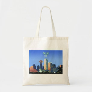Bolsa Tote Dallas Centro Texas Vintage