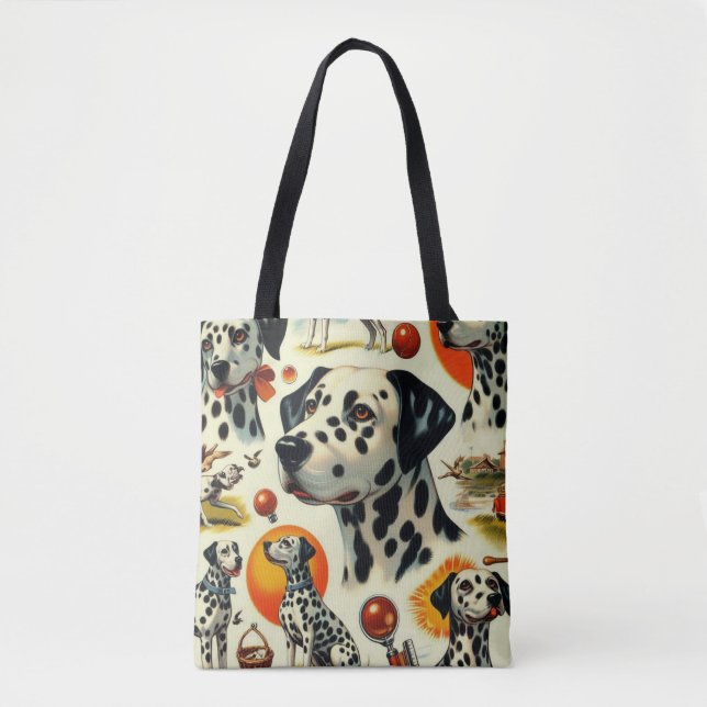 Bolsa Tote Dalmaciano Cole Sem Costura (Frente)
