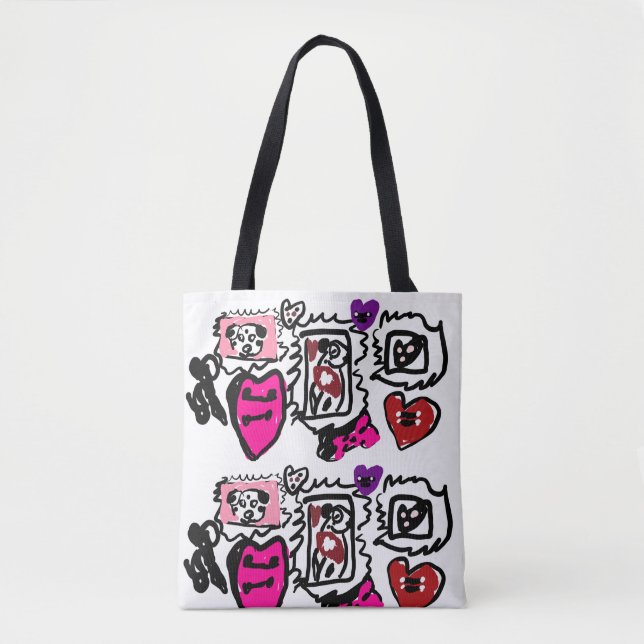 Bolsa Tote Dálmata encantador  (Frente)