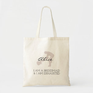 Bolsa Tote Dama de honra   Despedida de Solteira Moderna Mini
