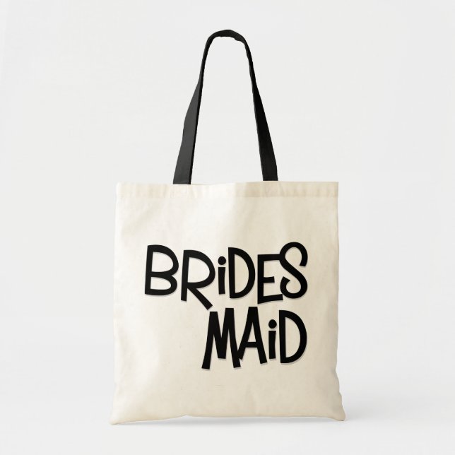 Bolsa Tote Dama de honra do hipster (Frente)