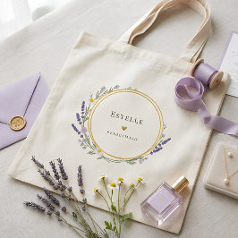 Bolsa Tote Dama de honra floral bonita