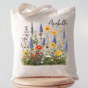 Bolsa Tote Dama de honra Nome de despedida de solteira Wild