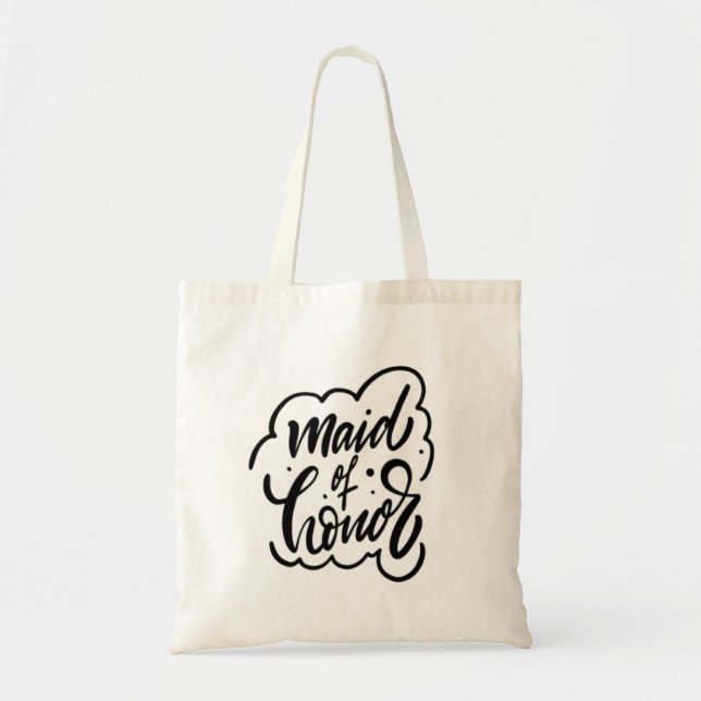 Bolsa Tote dama de honra presente para madrinha de casamento  (Frente)
