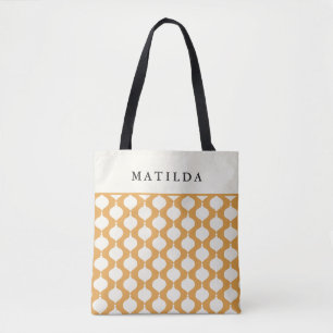 Bolsa Tote Dama de Natal elegante e bauble