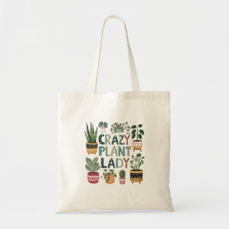 Bolsa Tote Dama de Planta Louca, Amantes de Planta Saco