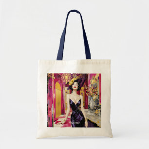 Bolsa Tote Dama Fantasia Fofa Art Déco