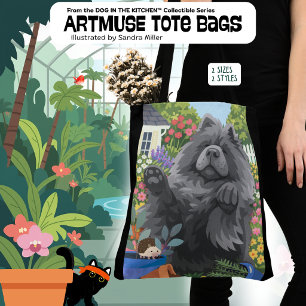 Bolsa Tote DAMA SINISTRA o Chow Azul