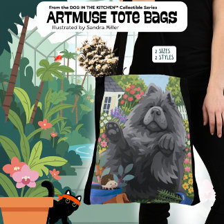 Bolsa Tote DAMA SINISTRA o Chow Azul