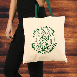 Bolsa Tote Damas de Honra Acampamento Personalizado Despedida