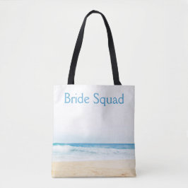 Bolsa Tote Damas de honra do Casamento na Praia Equipe da Noi