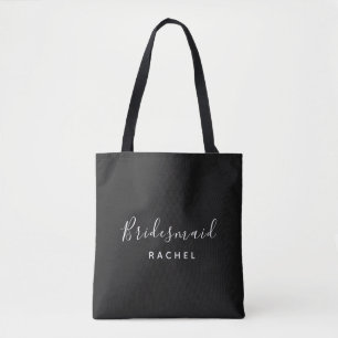 Bolsa Tote Damas de Honra Personalizado Nome