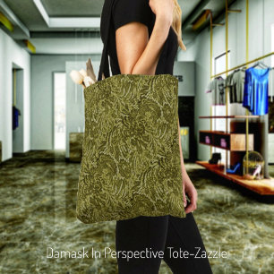 Bolsa Tote Damasco em Perspectiva