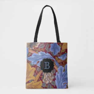 Bolsa Tote Damasco floral do vintage de St James com