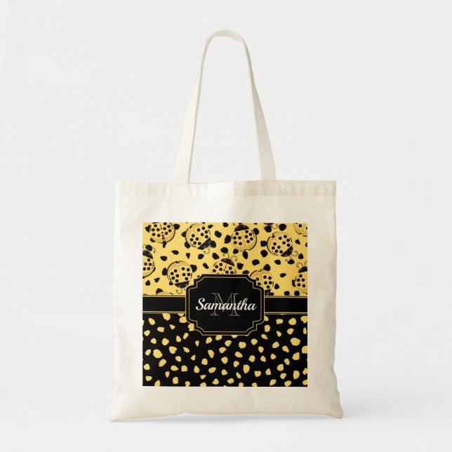 Bolsa Tote Damybugs Amarelos (Frente)
