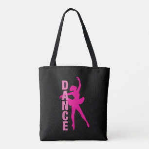 Bolsa Tote Dança Ballerina Rosa Quente