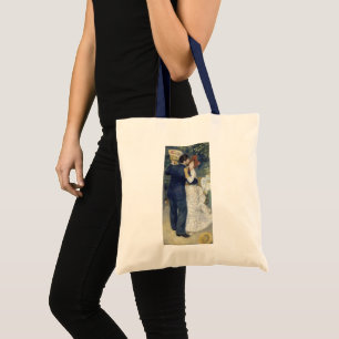 Bolsa Tote Dança Country por Pierre Renoir, Arte Fino Antigo