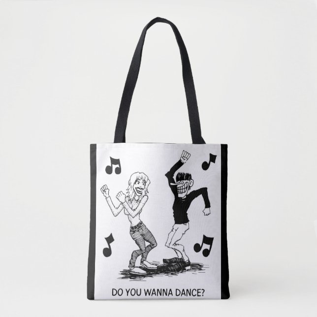 Bolsa Tote Dança de Ska (Frente)