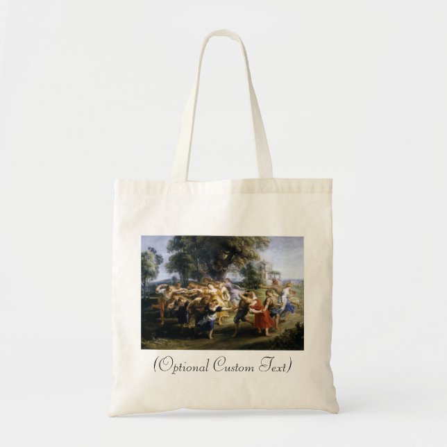 Bolsa Tote Dança dos aldeões italianos (Frente)