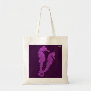 Bolsa Tote Dança Dos Cavalos-marinhos (Roxo)