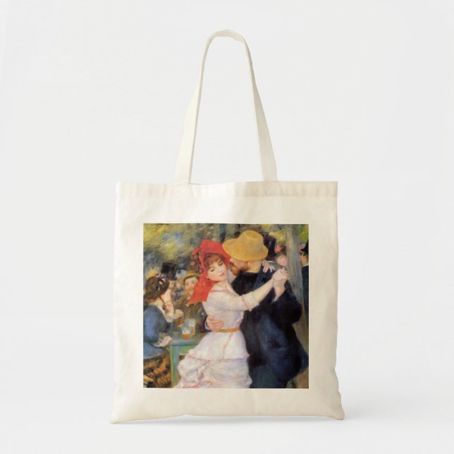 Bolsa Tote Dança em Bougal - Impressionista Renoir (Frente)