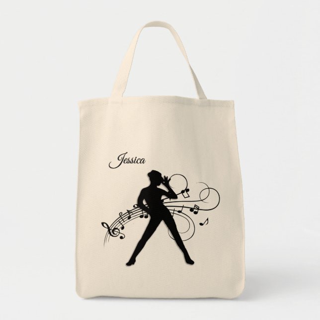 Bolsa Tote Dança Moderna Pessoal (Frente)