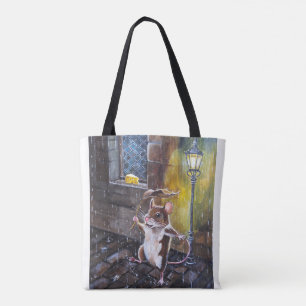 Bolsa Tote Dança na Chuva Pintura de Alfred Fox
