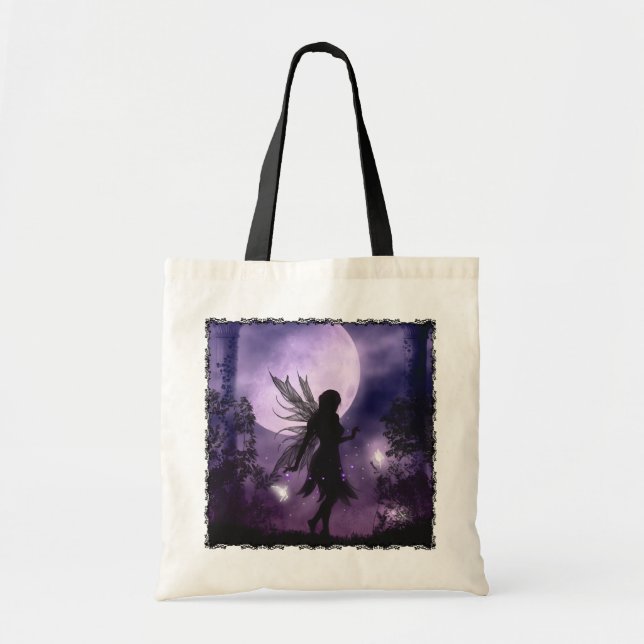 Bolsa Tote Dança na sacola do luar (Frente)