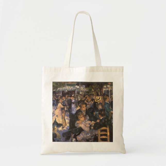 Bolsa Tote Dança no Le Moulin de la Galette por Pierre Renoir (Frente)