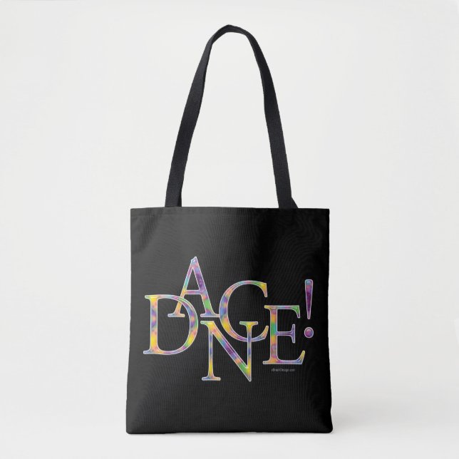 Bolsa Tote Dança! Tie-dye (Frente)