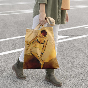 Bolsa Tote Dançarina Ajustando Seu Slipper, Degas Art