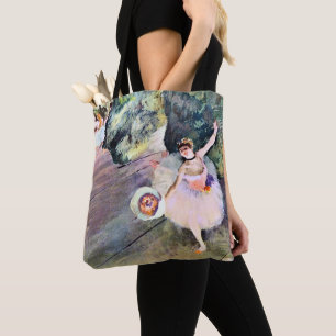 Bolsa Tote Dançarina com Buquê de Flores por Edgar Degas