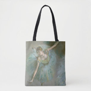 Bolsa Tote Dançarina em Verde Edgar Degas