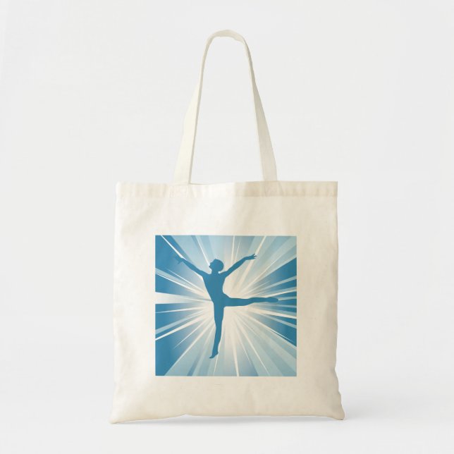 Bolsa Tote Dançarino da estrela azul (Frente)
