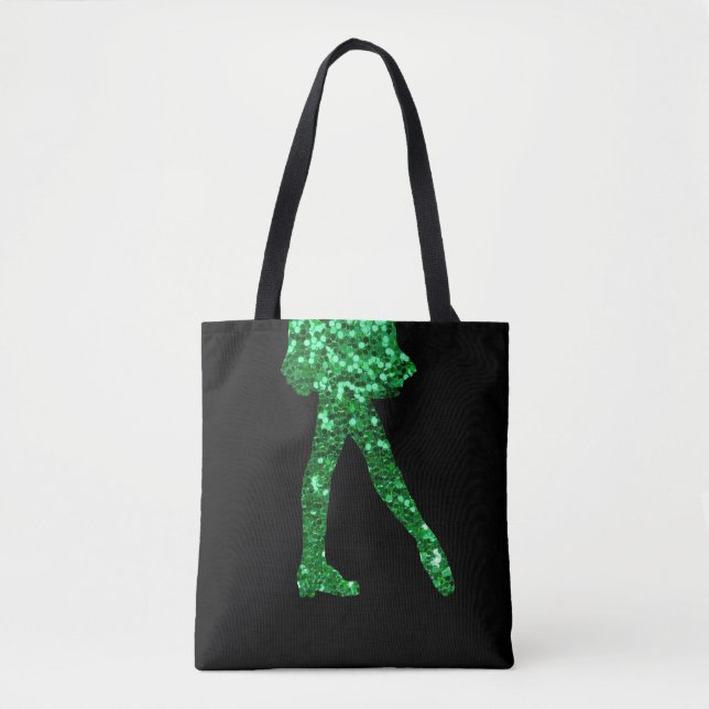 Bolsa Tote Dançarino irlandês frente e verso (Frente)