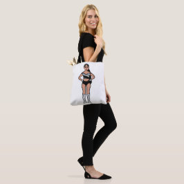 Bolsa Tote Dançarino Prata Preto #2