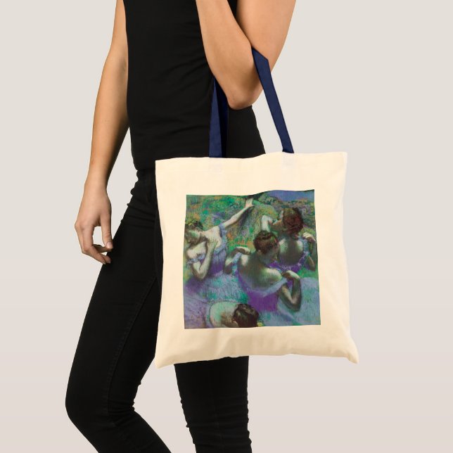 Bolsa Tote Dançarinos azuis por Edgar Degas, Impressionismo d (Frente (produto))