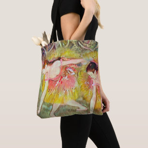 Bolsa Tote Dançarinos descendo por Edgar Degas, Balé Art