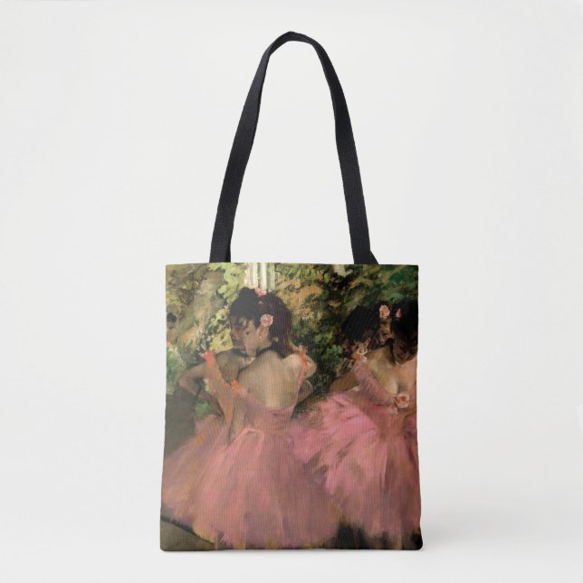 Bolsa Tote Dançarinos em Pink Degas (Frente)