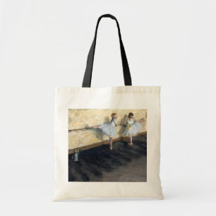 Bolsa Tote Dançarinos Praticando no Barre, Edgar Degas