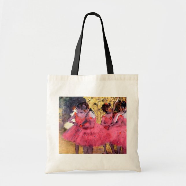 Bolsa Tote Dançarinos Rosa, Edgar Degas (Frente)